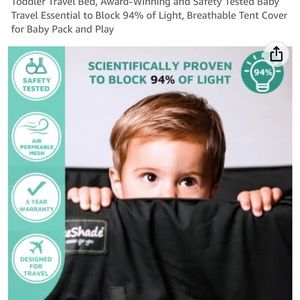 SnoozeShade Pack and Play Blackout Tent